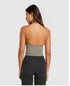 GS | Halter Neck Cami with Shelf - Linen Brown